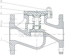 Materials of DIN Lift Check Valves