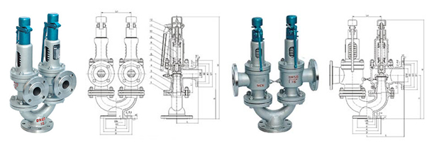双联弹簧式安全阀