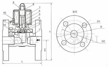 外形尺寸，内部结构图1